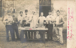 Militaria Carte Photo Soldat Militaire Portrait Groupe Postee D'avignon - Characters