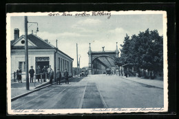 AK Kehl, Deutsches Zollamt Mit Rheinbrücke  - Kehl