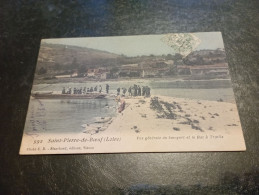 B1/148- Saint-Pierre-de-Boeuf- Vue Générale Du Bas Port Et Le Bac à Traille - Sonstige & Ohne Zuordnung