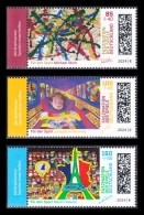 !a! GERMANY 2024 Mi. 3825-3827 MNH SET Of 3 SINGLES W/ Left Margins (b) - Olympic Games 2024, Paris - Unused Stamps