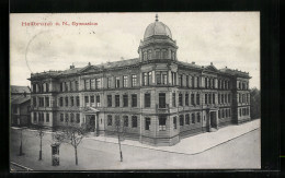 AK Heilbronn, Gymnasium, Gebäudeansicht  - Heilbronn