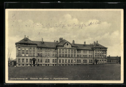 AK Aschaffenburg A. M., Kaserne Des Ehemaligen II. Jägerbataillons  - Aschaffenburg