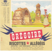 BUVARD & BLOTTER - Biscottes Grégoire - Les Antiques De Saint Rémy De Provence (Bouches Du Rhône) - Other & Unclassified