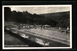 AK Schlangenbad, Badegäste Im Schwimmbad  - Schlangenbad