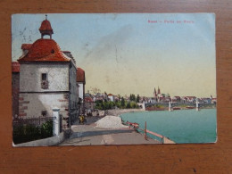 Suisse - Switzerland / Basel, Partie Am Rhein --> Written 1913 - Bazel