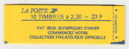 France Carnet N° 2614-C7 ** Conf 9 Neuf 16 éme JO D'hiver - Otros & Sin Clasificación