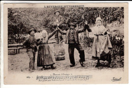 Cpa  L Auvergne Pittoresque Bourrée - Dances