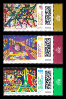 !a! GERMANY 2024 Mi. 3825-3827 MNH SET Of 3 SINGLES W/ Right Margins (a) - Olympic Games 2024, Paris - Neufs