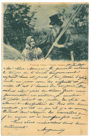 RUS 58 - 23286  ETHNIC Family, Russia - Old Postcard - Used - 1902 - Rusia