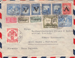 COLOMBIA - AIRMAIL 1951 - HAGEN/DE  / 7009 - Kolumbien