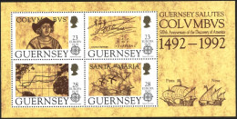 Mint S/S Europa CEPT 1992  From Guernsey - 1992