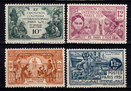 Inde - 1931 -  Exposition Coloniale De Paris - N° 105 à 109 - Neuf * - MLH - Nuevos