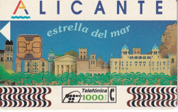 CP-024 TARJETA DE ALICANTE DE 1000PTAS DEL 05/94 Y TIRADA 70000 - Conmemorativas Y Publicitarias