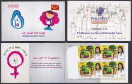 Inde India 2015 Mint Stamp Booklet Bet Bachao, Save Daughters, Women Rights, Daughter, Girl Child - Other & Unclassified