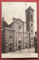 Cartolina - Firenze - La Facciata Della Cattedrale - 1908 - Firenze (Florence)