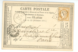 CARTE PRECURSEUR Envoi De La Pharmacie Ch. Boulanger à COULOMMIERS 77 Pour Darasse Et Cie Rue Simon Lefranc à PARIS - 1849-1876: Periodo Clásico