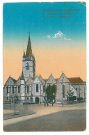 RO 87 - 22473 SIBIU, Evanghelical Cathedral, Romania - Old Postcard - Used - 1913 - Roemenië