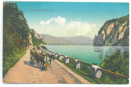 RO 87 - 25074 ORSOVA, Danube Kazan, Romania - Old Postcard, CENSOR - Used - 1916 - Roemenië