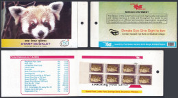 Inde India 2004 Mint Stamp Booklet Red Panda, Wildlife, Wild Life, Forest, Animal, Animals - Sonstige & Ohne Zuordnung