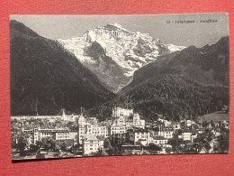 Cartolina - Switzerland - Interlaken - Jungfrau - 1913 - Sin Clasificación