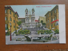 Italy / Roma, Trinita De Monti --> Written 1913 - Kirchen