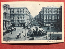 Cartolina - Napoli - Piazza Della Borsa - 1932 - Napoli (Napels)
