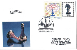 COV 67 - 214 CHESS, Romania - Cover - Used - 2005 - Lettres & Documents