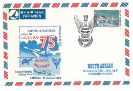 COV 67 - 326 AIRPLANE, Romania - Cover - Used - 1988 - Briefe U. Dokumente