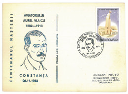 COV 67 - 332 AIRPLANE, Romania - Cover - Used - 1982 - Storia Postale