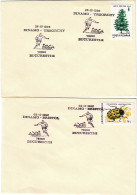 COV 67 - 1 RUGBY, Romania - 2 Covers - Used - 1996 - Briefe U. Dokumente