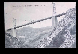 Cp, Chemin De Fer, Ligne De Villefranche à Bourgmadame (Bourg Madame), 66 , Pont Giselar, Ed. Agence Gampistro F. - Kunstbauten