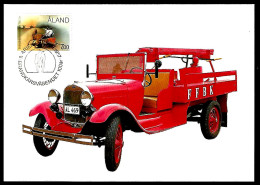 ALAND - POMPIERS CAMION FORD MFBK 1928 -  - Sapeurs-Pompiers