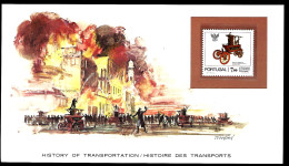 PORTUGAL - POMPIERS / HISTOIRE DES TRANSPORTS - (3 DOCUMENTS) - Bombero