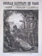 Giornale Illustrato Dei Viaggi 1 Aprile 1880 Viaggiatrice Pescicani Tenente Bove - Avant 1900