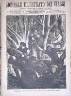 Giornale Illustrato Dei Viaggi 1 Luglio 1880 Uragano Fiume Hudson Pesca Balena - Before 1900