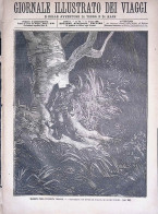 Giornale Illustrato Dei Viaggi 17 Giugno 1880 Smarrito Foresta Vergine Negrieri - Vor 1900
