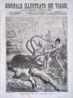 Giornale Illustrato Dei Viaggi 19 Febbraio 1880 Spedizione Vega Pellaghi Canale - Antes 1900