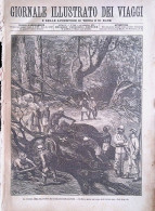 Giornale Illustrato Dei Viaggi 11 Settembre 1879 Caccia Elefante Baia Di Hudson - Avant 1900