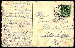 COURRIER D'OTTERSWEILER - 1925 - POUR FRIEBOURG -  - Brieven En Documenten