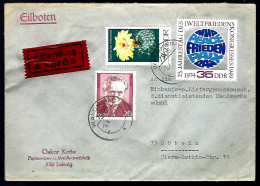 LETTRE DE WALDHEIM - POUR BÖBELN - PAR EXPRÈS - EILSENDUNG - EILBOTEN -  - Storia Postale