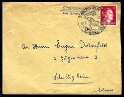 LETTRE DE WOLSCHEIM (ÜBER ZABERN) 1942 - POUR SCHILTIGHEIM - Covers & Documents