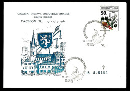 CACHET FER À CHEVAL - CAVALERIE - TCHÉCOSLOVAQUIE - TACHOV - Caballos