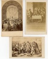 Lot De 3 CV Tableaux Religieux, Photographie De Chardon Jeune - Europe