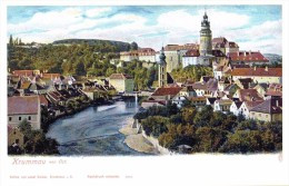 Esky Krumlov 1904, Kreis - Okres:  Litho,reproduction, Tschechische Republik - Czech Republic