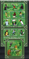 Mozambique 2001 Football Soccer World Cup 2 Sheetlets + S/s MNH - 2002 – Corea Del Sud / Giappone
