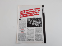 Coupure De Presse Sport Automobile Les Jeunes Loups De La La Formule 3 - Autosport - F1