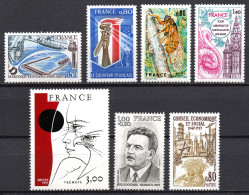 Année 1977 - Lot De 7 Timbres - Neuf ** - Nuevos