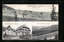 AK Gehlberg, Gesamtansicht Mit Hotel Daheim, Blick Vom Hotel Daheim Ins Tal  - Otros & Sin Clasificación