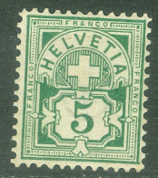 Suisse Yvert 66 Ou Zum 65 B * TB Tres Frais Avec Toute Petite Trace Charniere - Unused Stamps