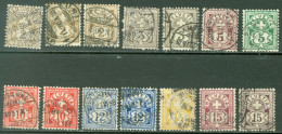 Suisse Yvert 63 à 70 Ob TB Avec Nuances Couleurs - Used Stamps